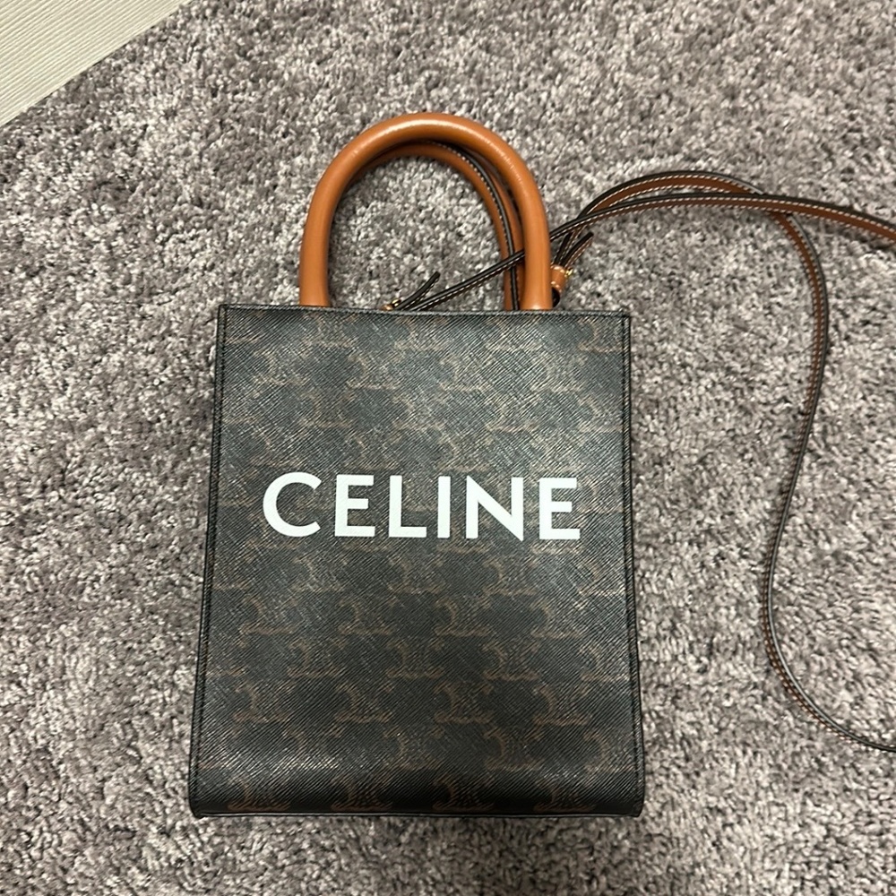 Celine Vertical Mini Triomphe - image 2